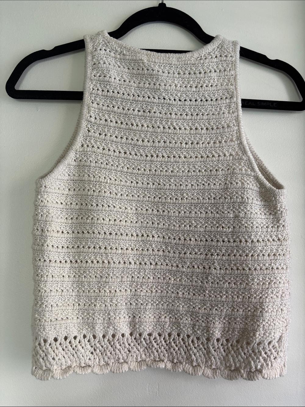 Madewell Cream Crochet Tank Top - Picture 5 of 5